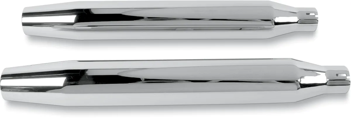 Khrome Werks 202470 3in. HP-Plus Slip-On Mufflers - Tapered - Chrome