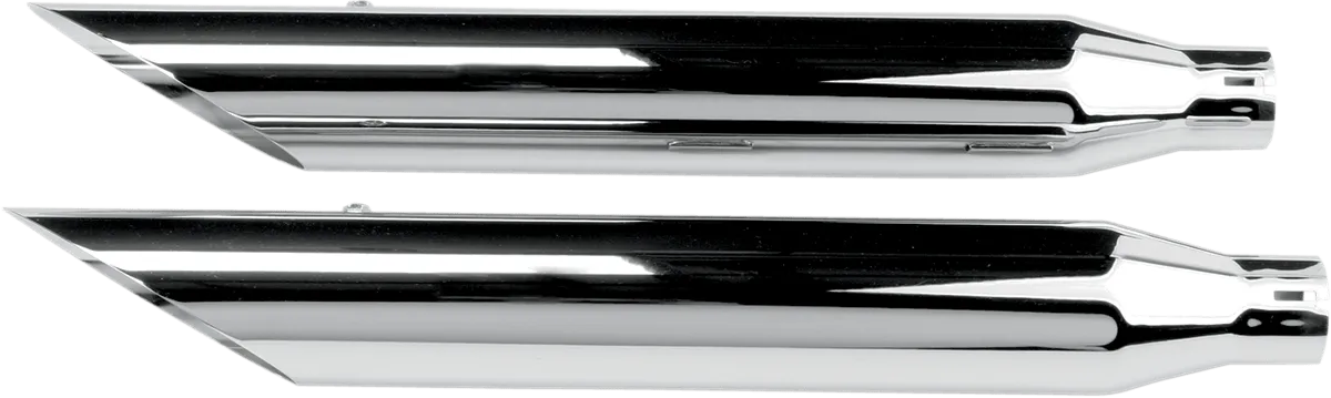 Khrome Werks 202470 3in. HP-Plus Slip-On Mufflers - Tapered - Chrome