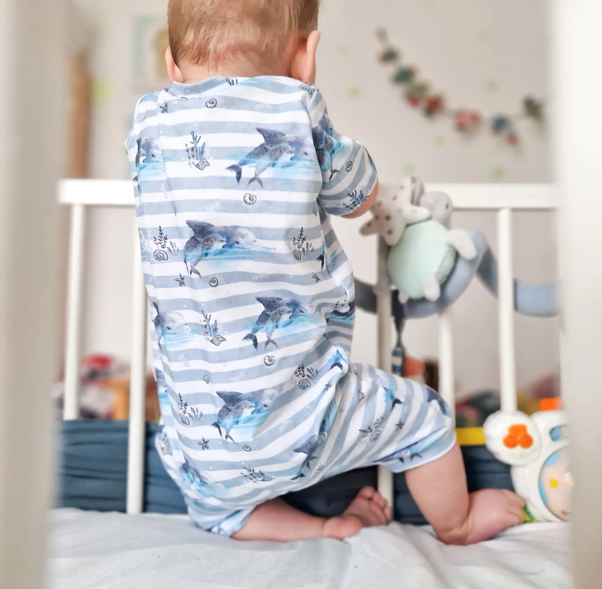 Kids Envelope Shoulder Shortie Romper