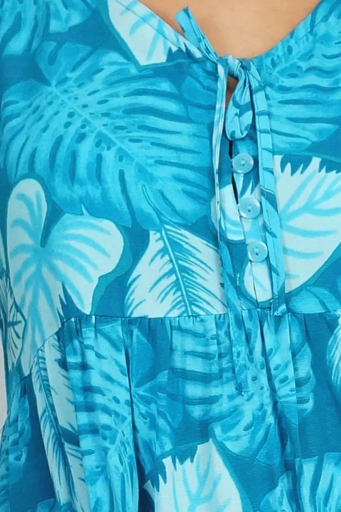 Kiki Dress "Leaves"