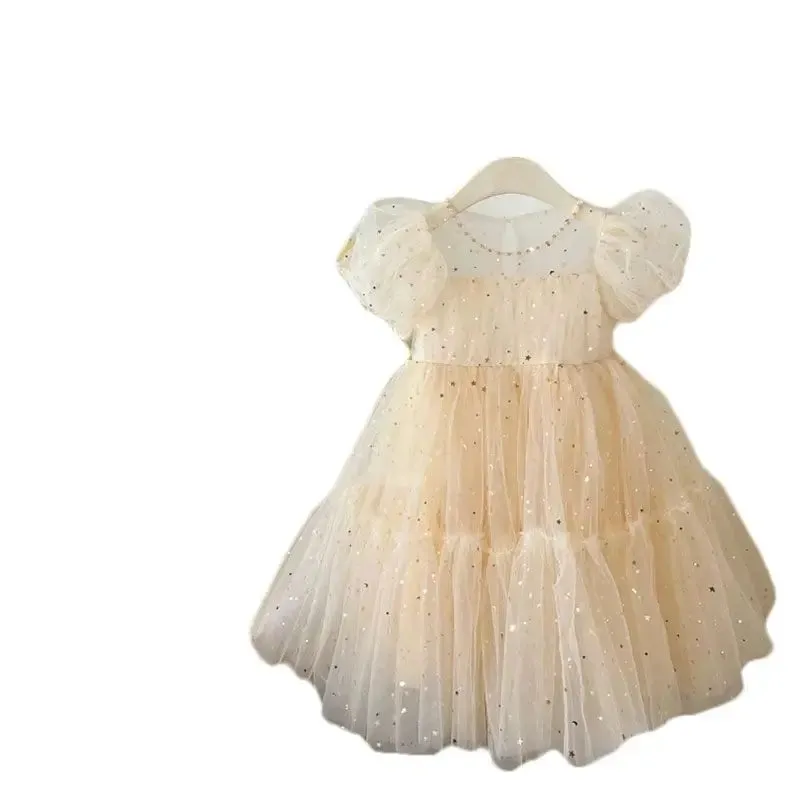 Lacey Gold Dress