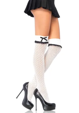 Leg Avenue | Over the knee crochet socks