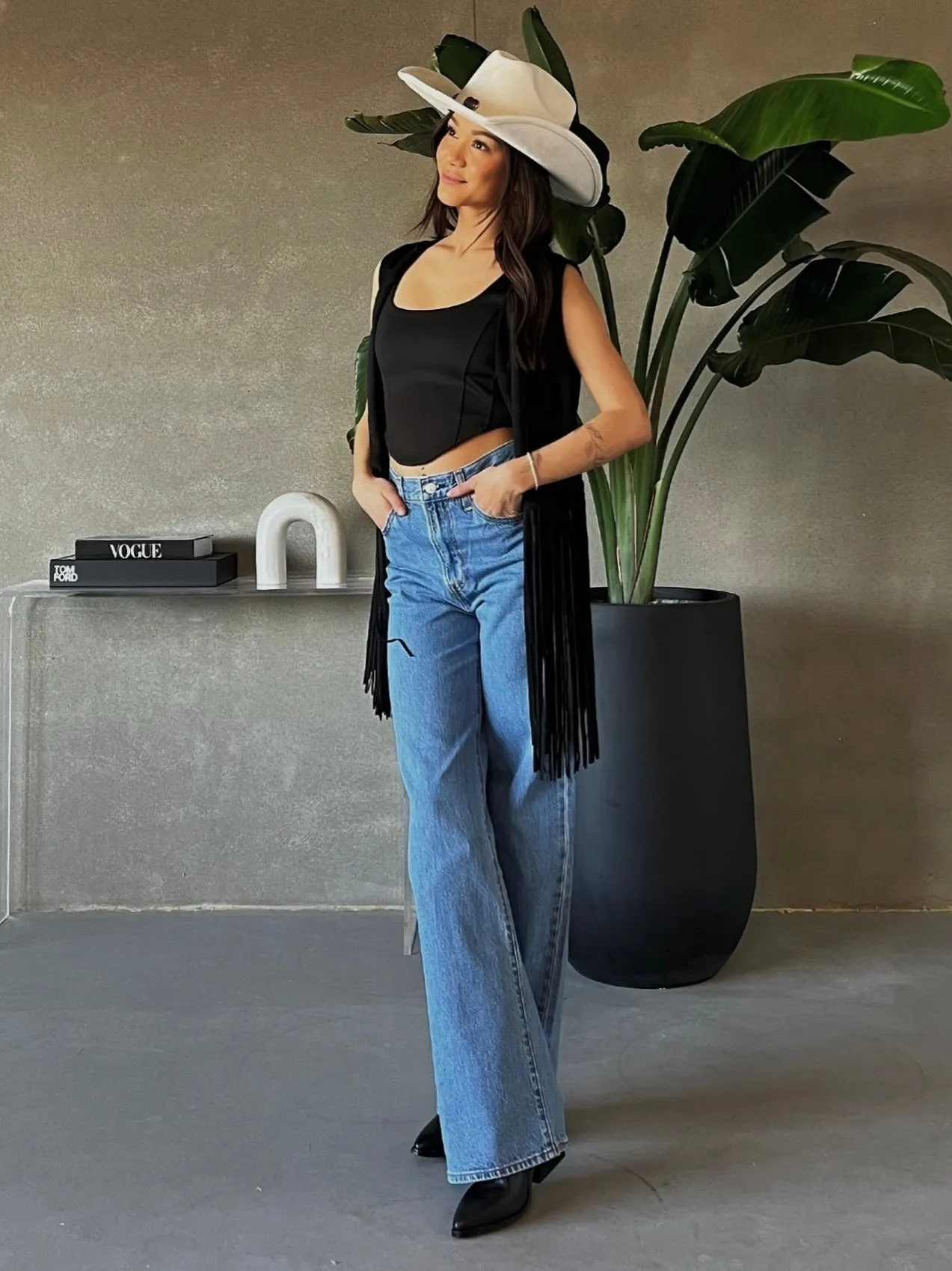 LEVI'S Ribcage Full Length Wide Leg Jean - Splash Zone