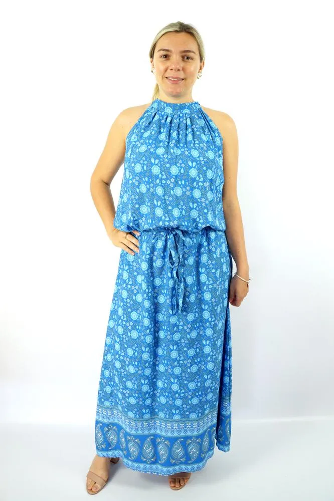 Long Chloe Dress "Daisy Flower"