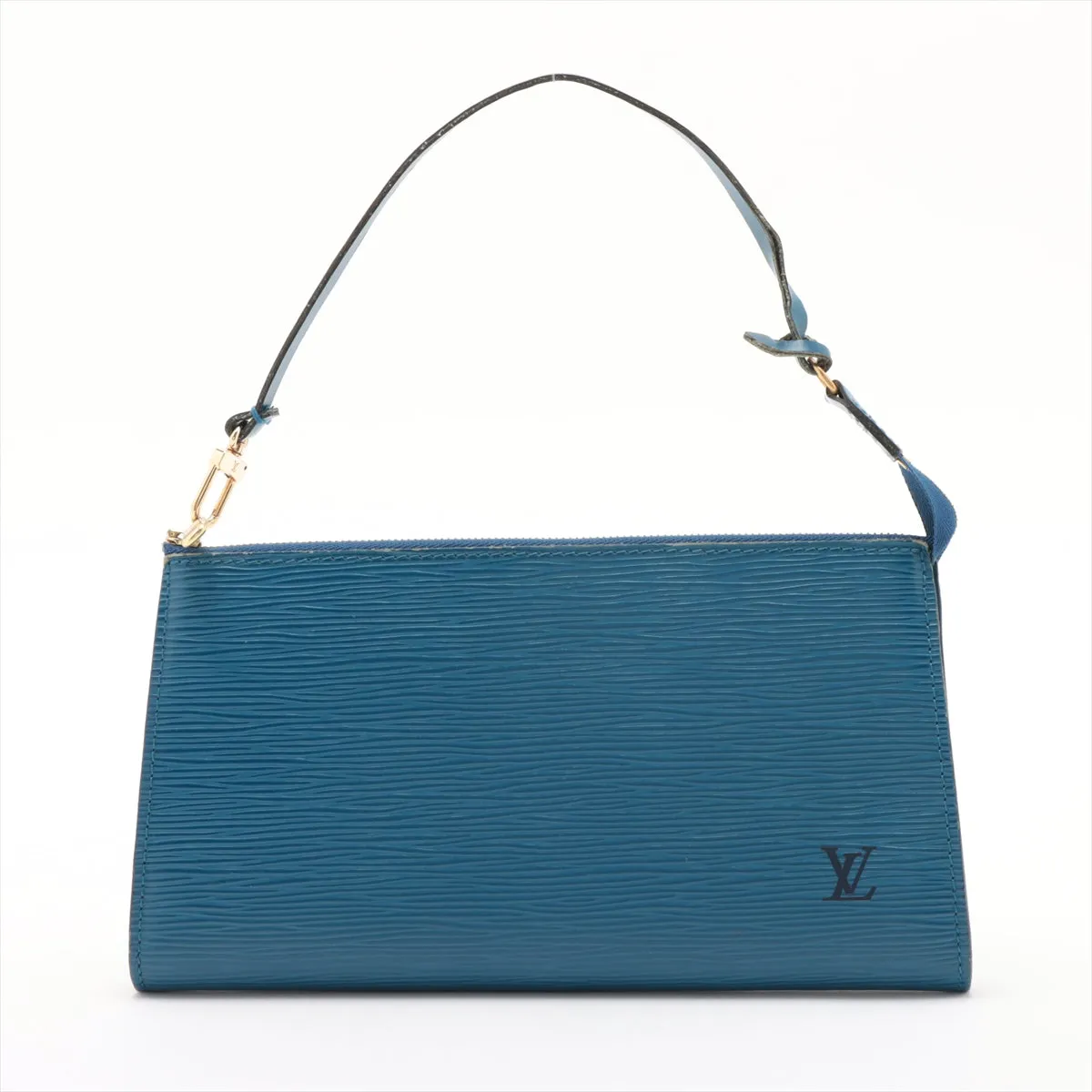 Louis Vuitton Epi Leather Blue Pochette Accessories Shoulder Bag #3281