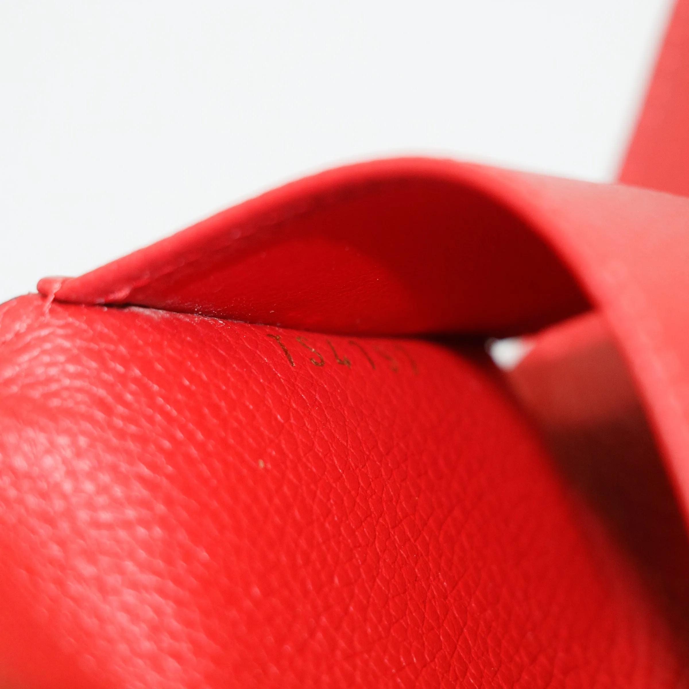 Louis Vuitton Red Empriente Key Holder #2972