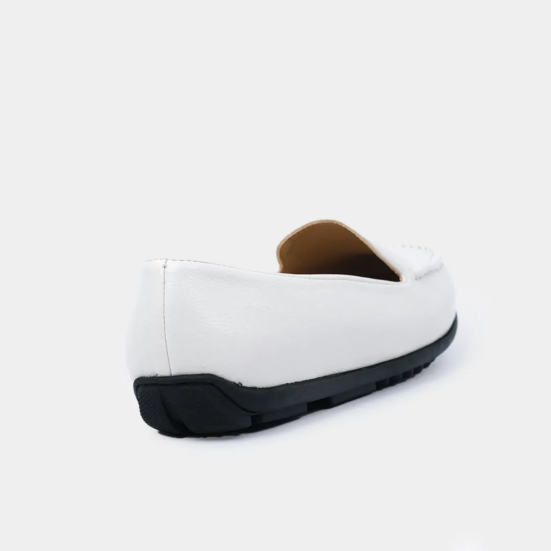 Melissa Loafers (White)