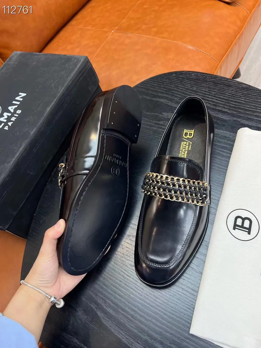 Men Latest Chain Design Loafers