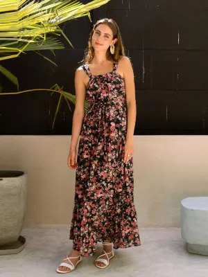 Midnight Love Tiered Dress