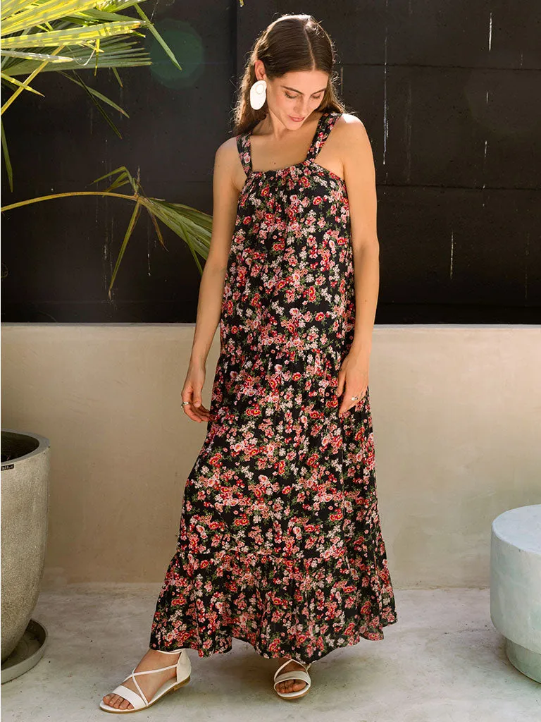 Midnight Love Tiered Dress