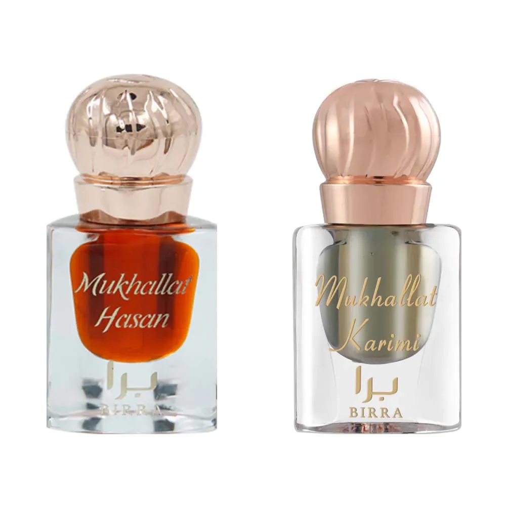Mukhallat Hasan & Mukhallat Karimi Pack Of 2 Attar By Birra