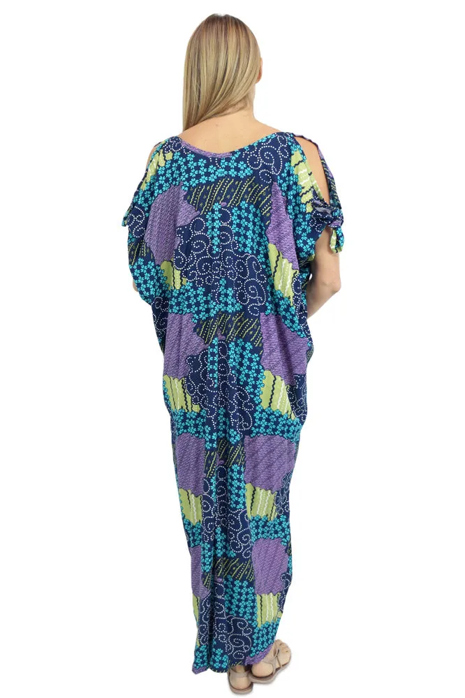 Mykonos Dress "Mosaic" Print
