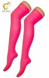 Neon Over the Knee Socks