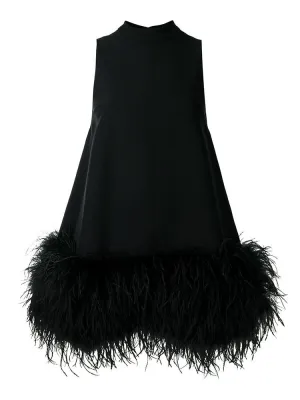 New Fashion O Neck Sleeveless Tassel Line Dress