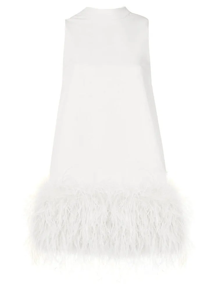 New Fashion O Neck Sleeveless Tassel Line Dress