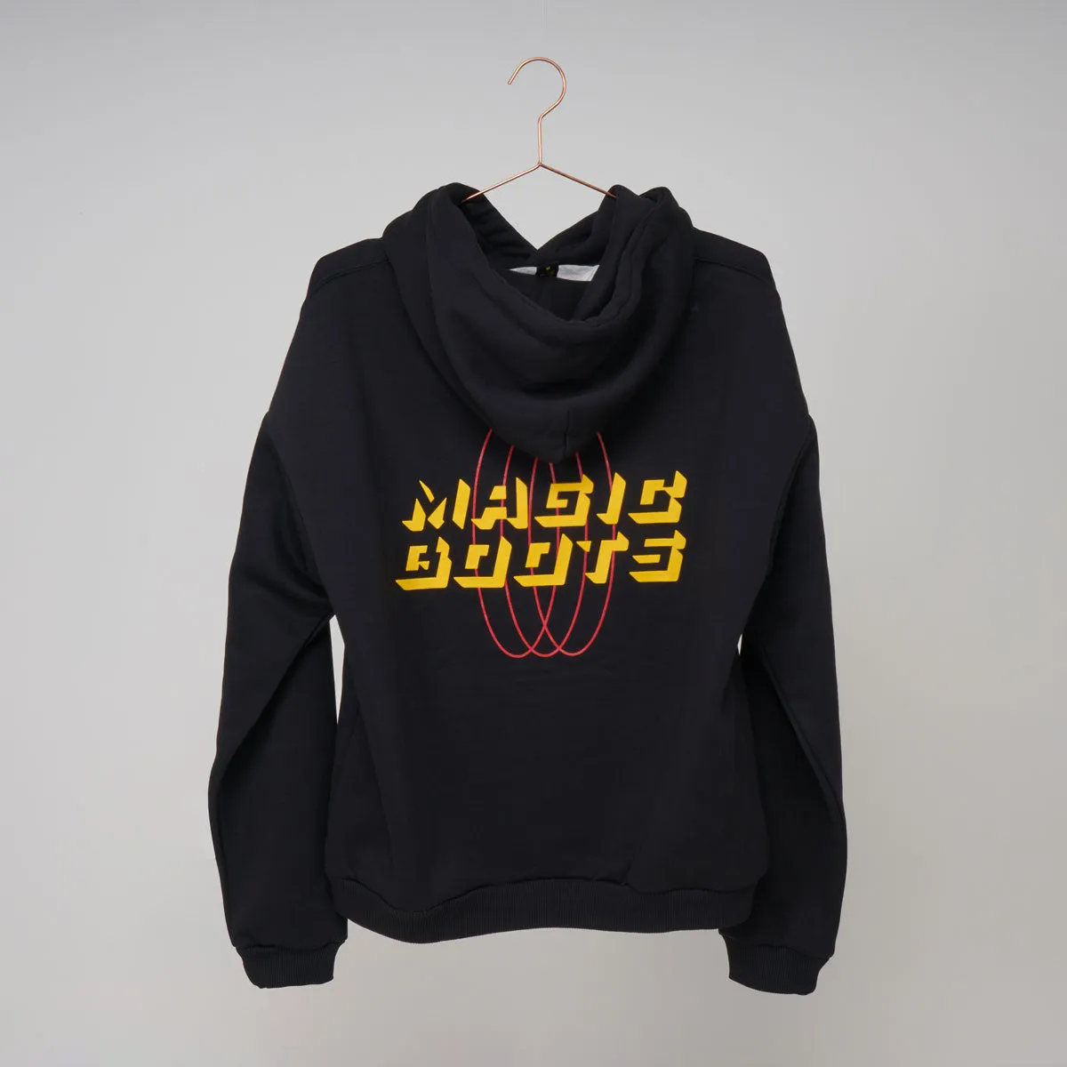 NJ Nils Jansons 'Magic Boots' THE HOODIE - Black
