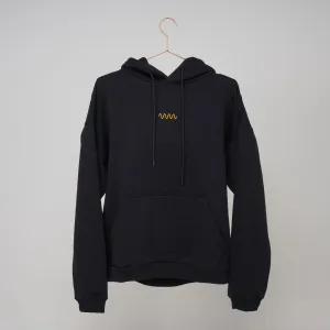 NJ Nils Jansons 'Magic Boots' THE HOODIE - Black