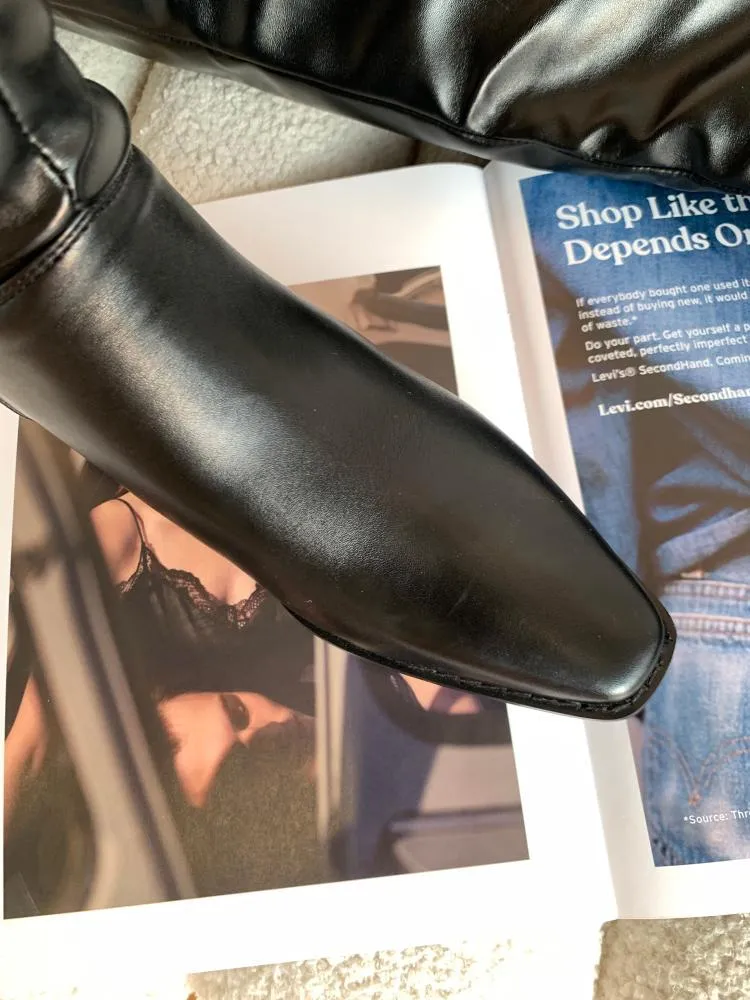 Non-removable over-the-knee boots, large camisole boots