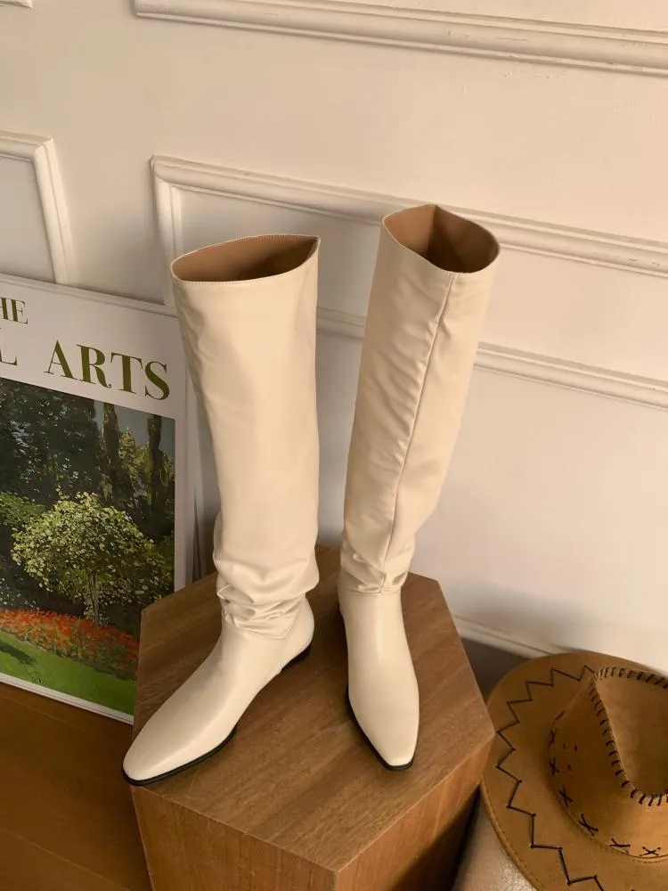 Non-removable over-the-knee boots, large camisole boots