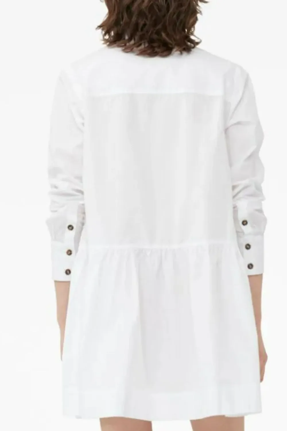 Olive White Dress
