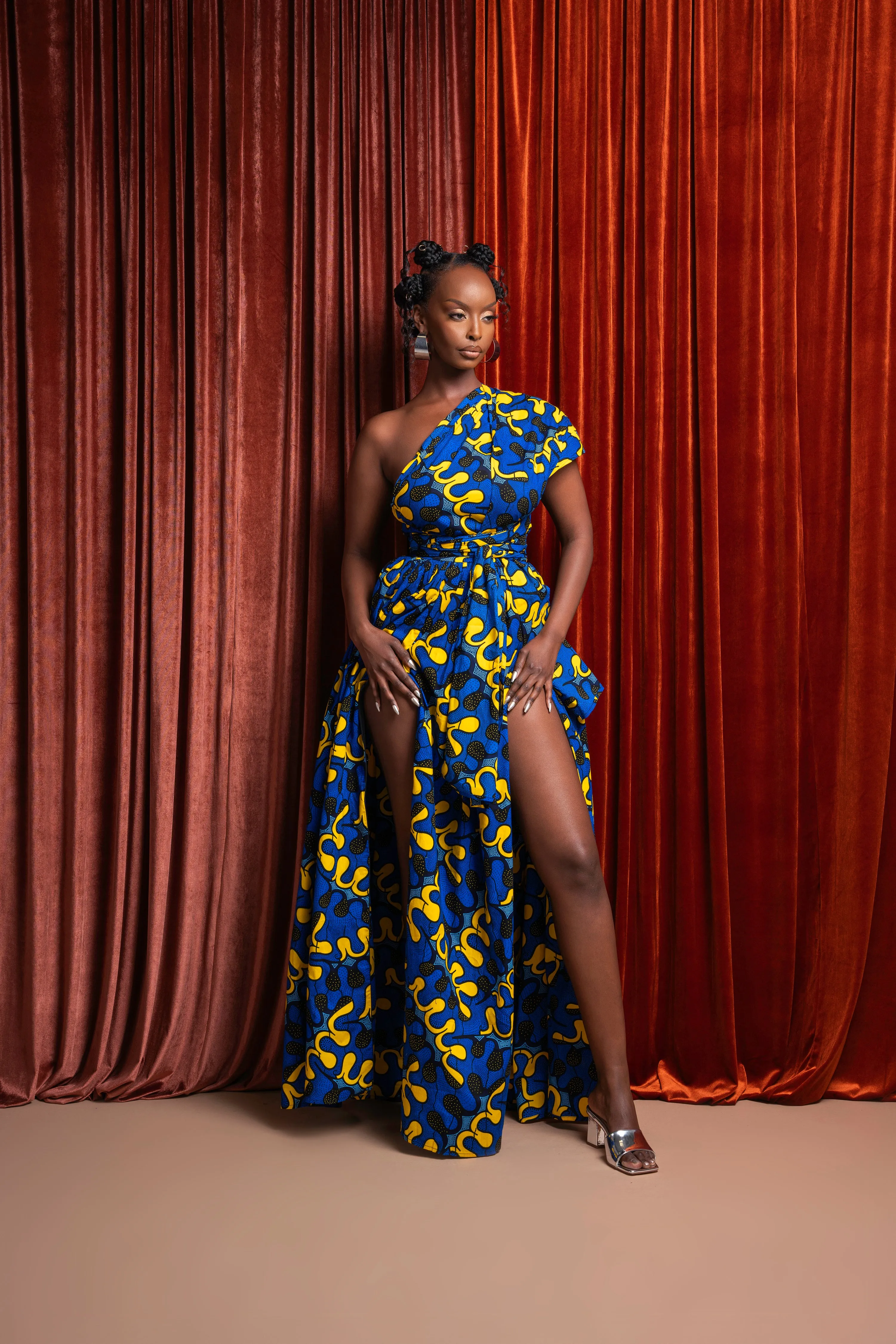 OPE African print Maxi Infinity dress