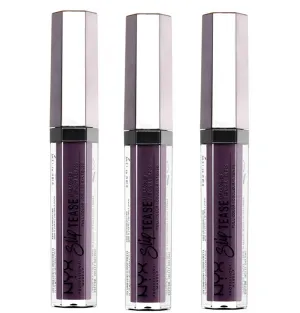 Pack of 3 NYX Slip Tease Full Color Lip Lacquer, Negotiator STLL11