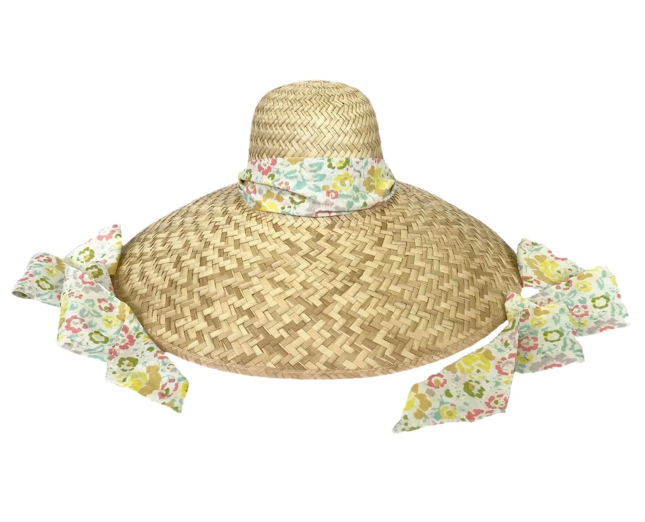 Pastel Plumeria Hat Scarf