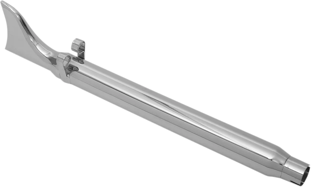 Paughco DS611L Fishtail Muffler - Chrome