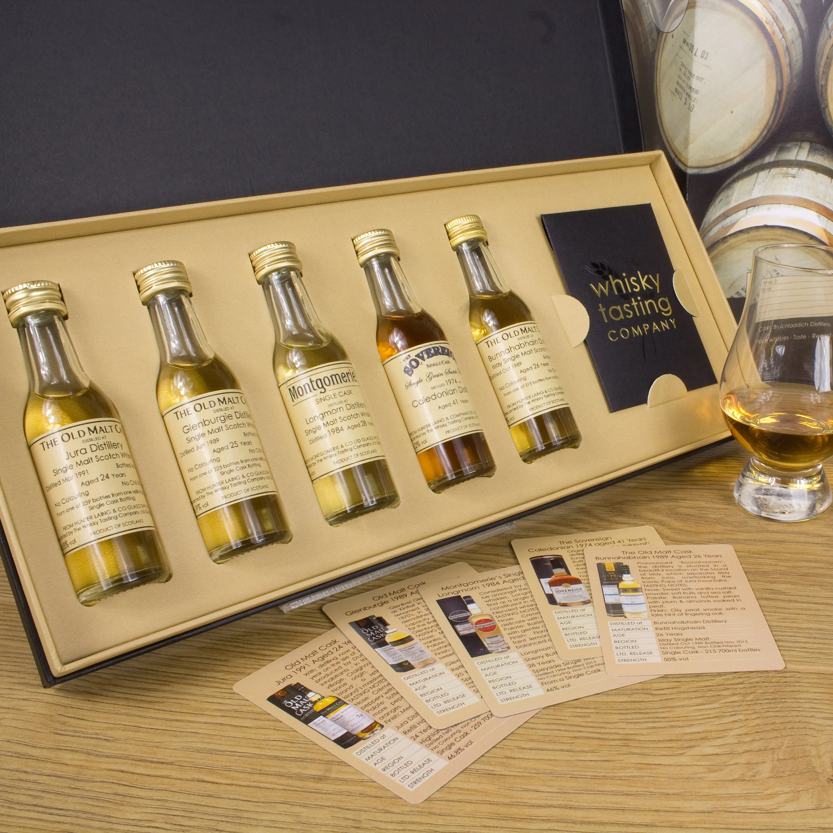 PERSONALISED FATHERS DAY PREMIUM SCOTTISH SINGLE MALT GIFT SET