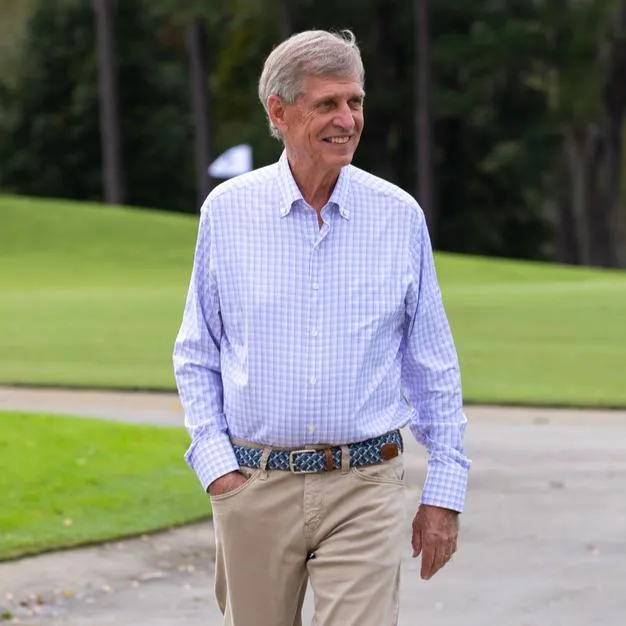 Peter Millar Wissel Performance Twill Sport Shirt