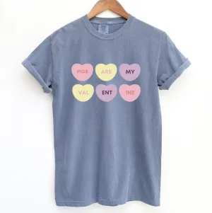 Pigs Are My Valentine ComfortWash/ComfortColor T-Shirt (S-4XL) - Multiple Colors!