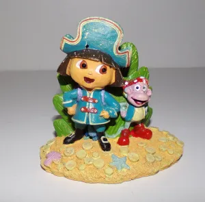 Pirate Dora & Boots Aquarium Fish Tank Decoration