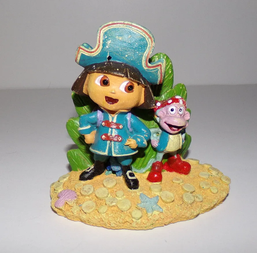 Pirate Dora & Boots Aquarium Fish Tank Decoration