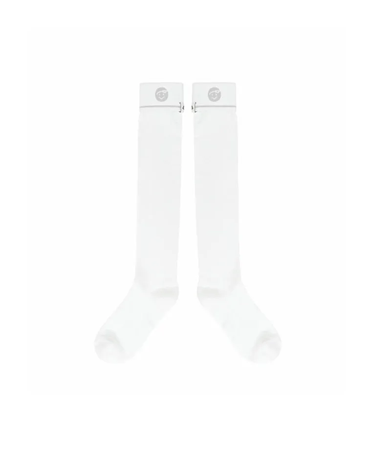 PIV'VEE Over Knee Socks - Cloud White