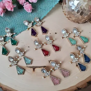 Polki Designer Earrings