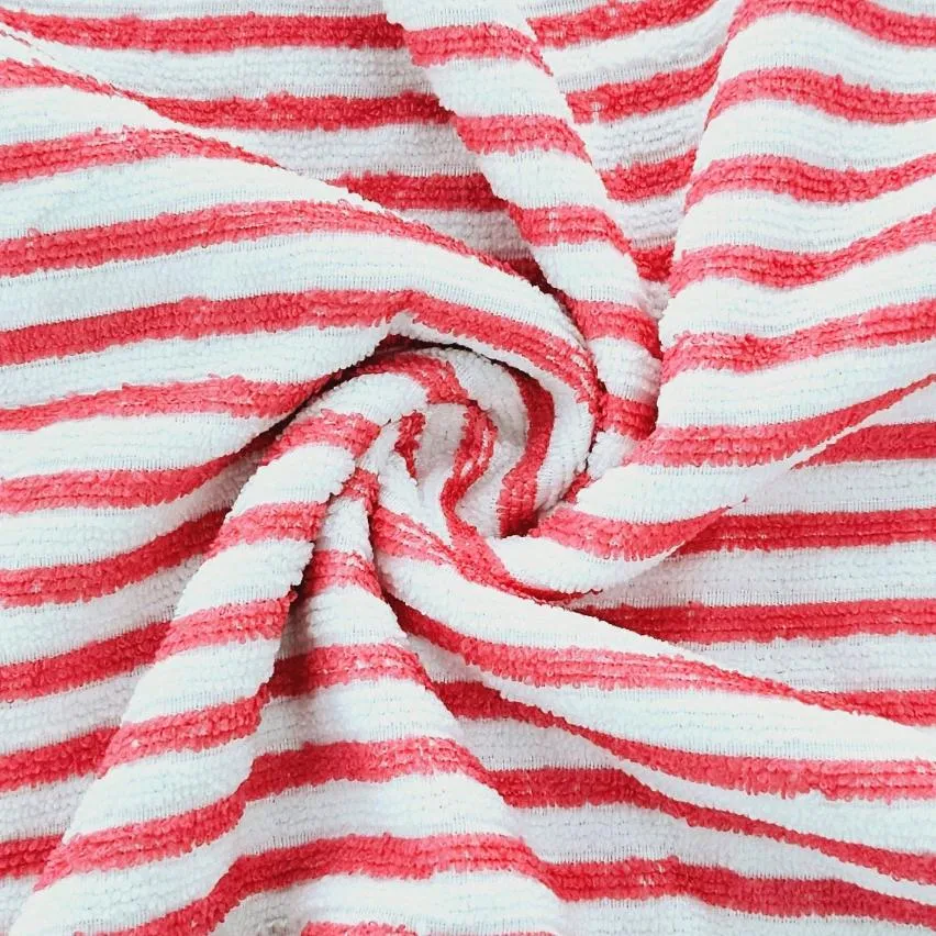 Polyester Towelling Stripe 150cm