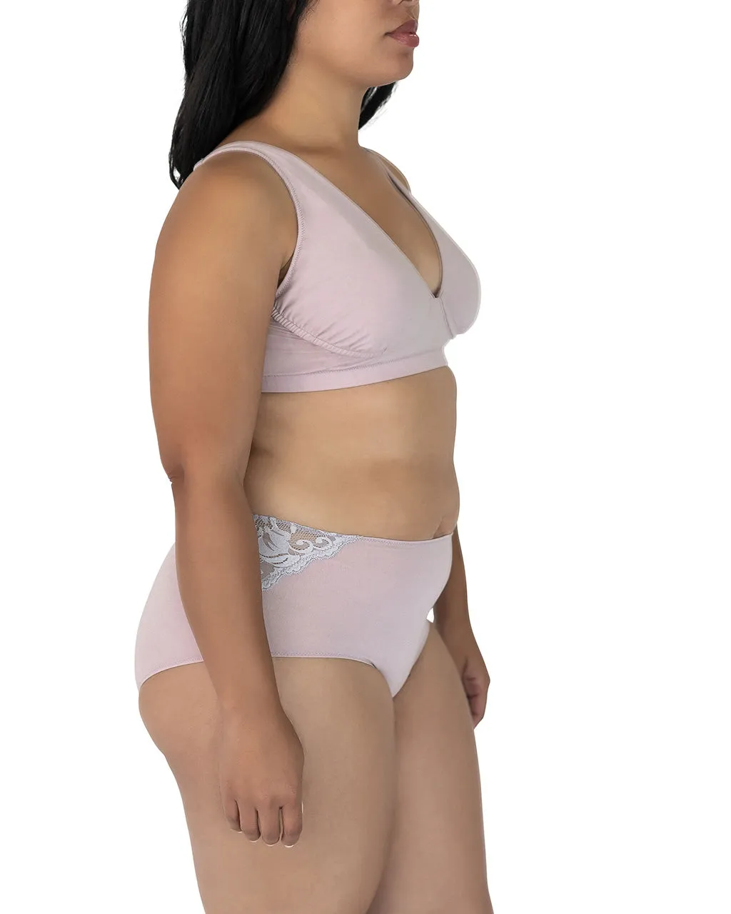 Portia Wireless Bra, Mauve
