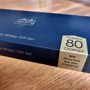 Premium and Old Scotch 80th Birthday Whisky Set