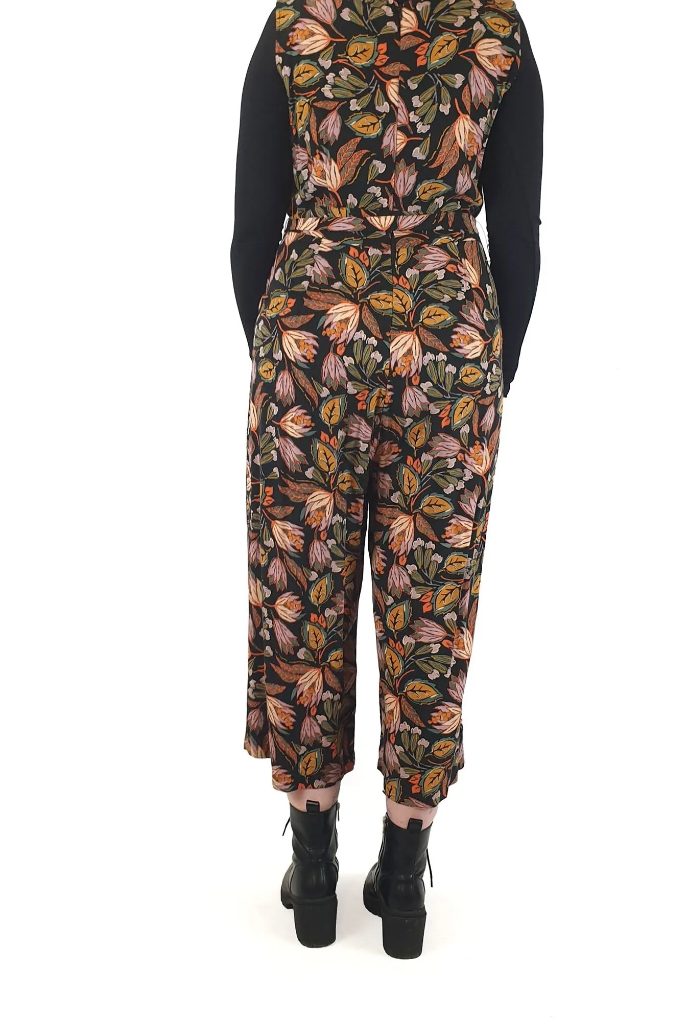 Princess Highway colourful leaf print sleeveless jumsuit size 12