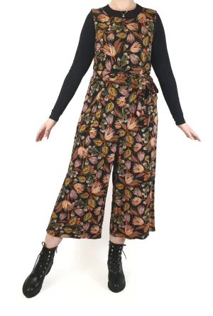 Princess Highway colourful leaf print sleeveless jumsuit size 12