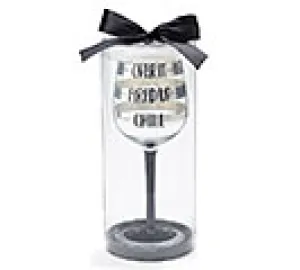 "Chill" Wine Glass