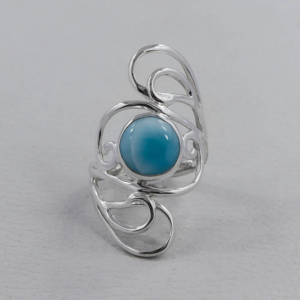 Rainbow Moonstone Designer Ring