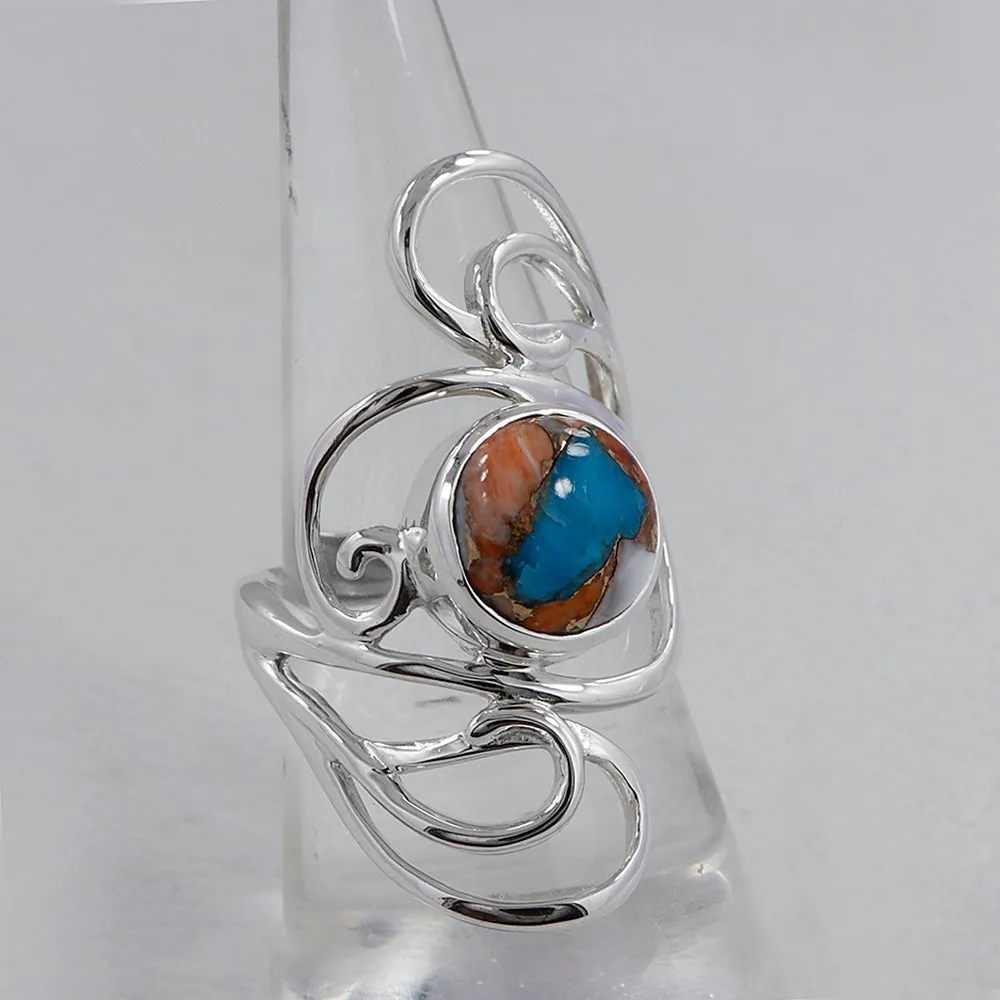 Rainbow Moonstone Designer Ring