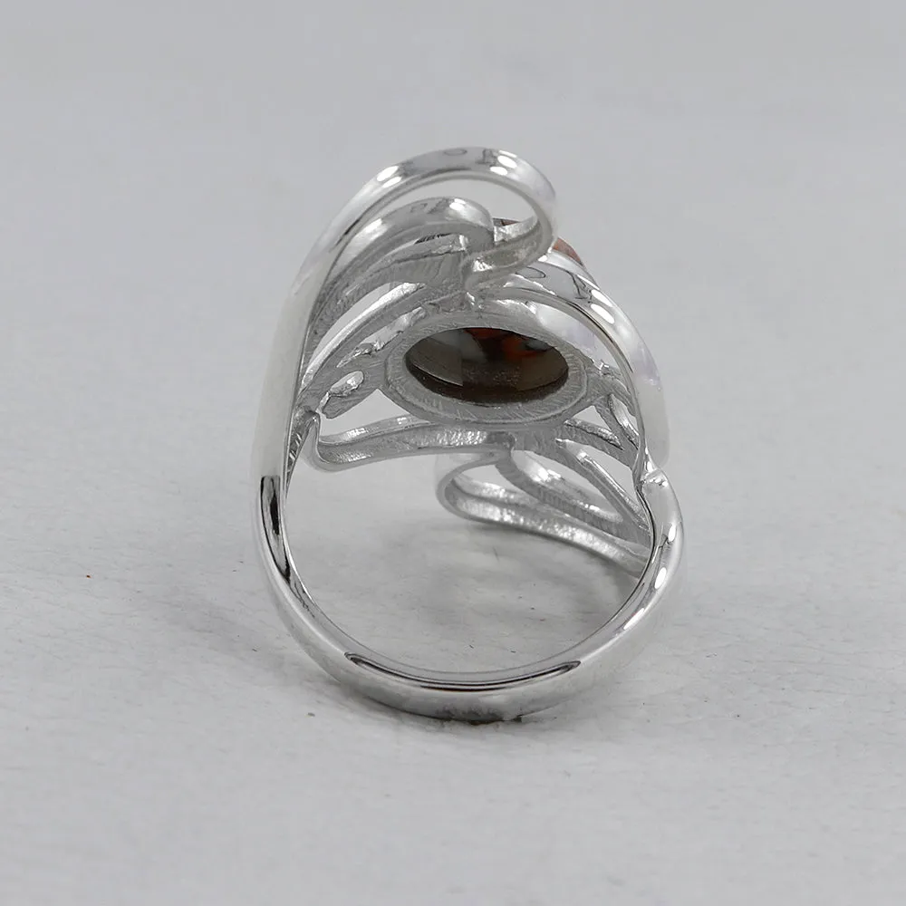 Rainbow Moonstone Designer Ring