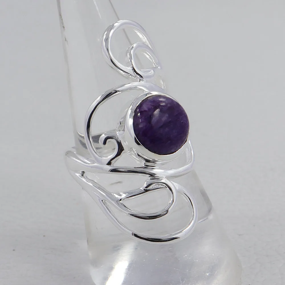 Rainbow Moonstone Designer Ring