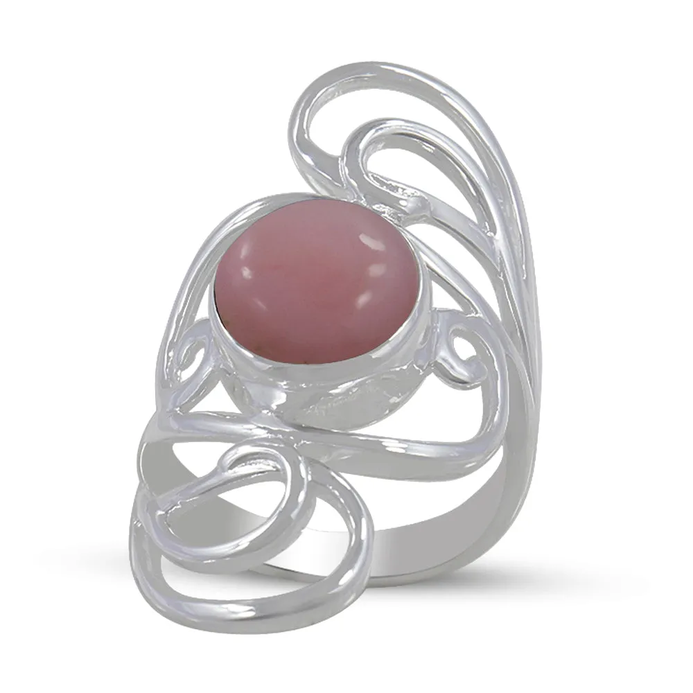 Rainbow Moonstone Designer Ring