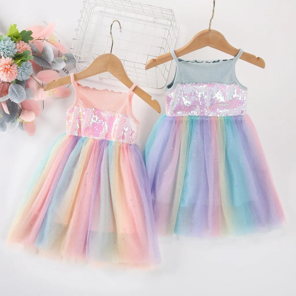 Rainbow Princess Dress