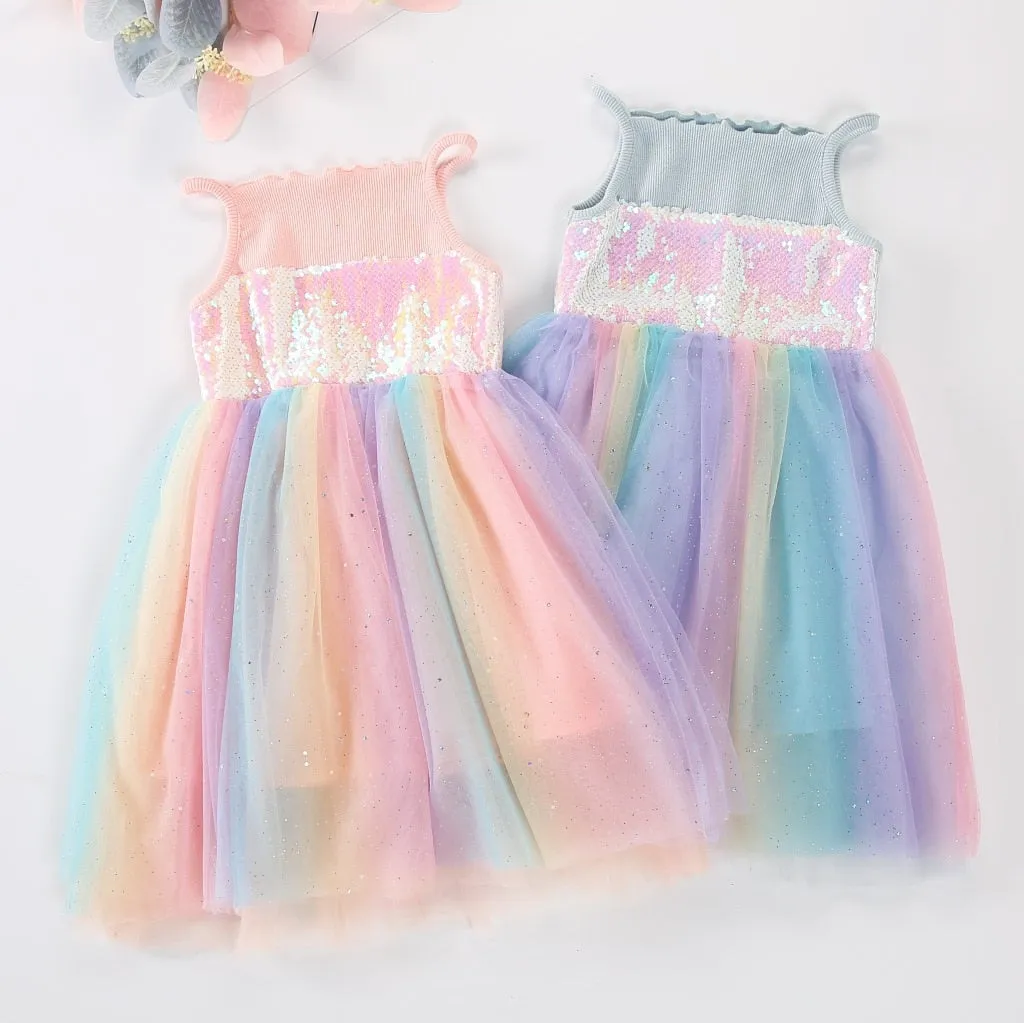 Rainbow Princess Dress