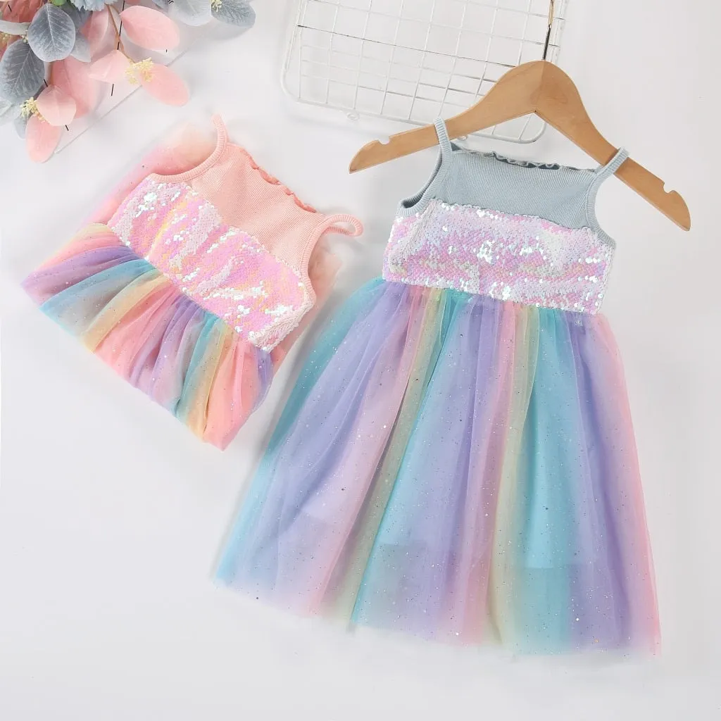 Rainbow Princess Dress