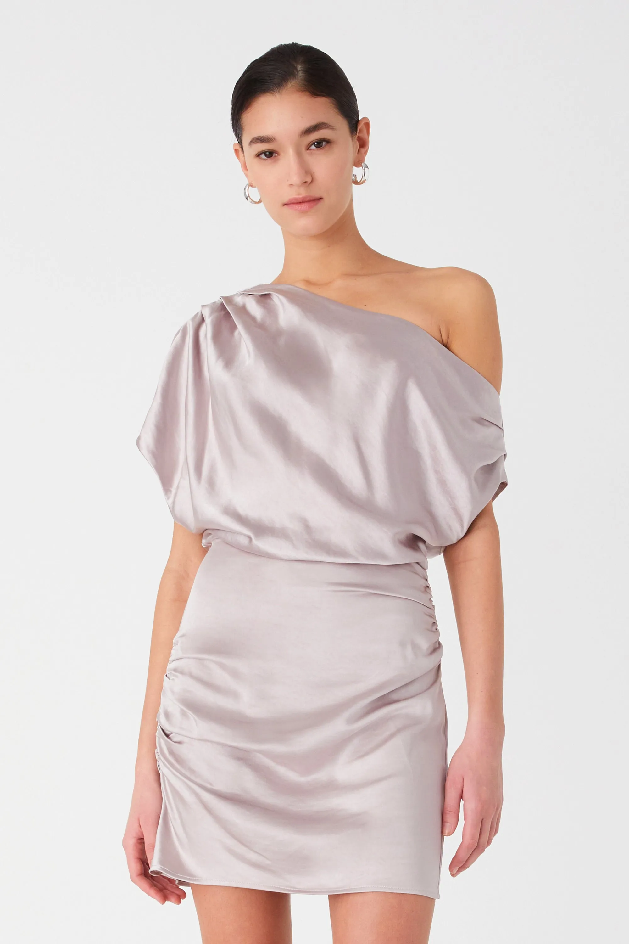 ROCIO SATIN MINI DRESS